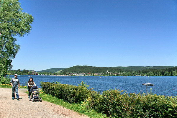 Titisee - hier können Sie: Tretbootfahren, Segeln, Schwimmen, eine Bootsfahrt machen und vieles mehr!